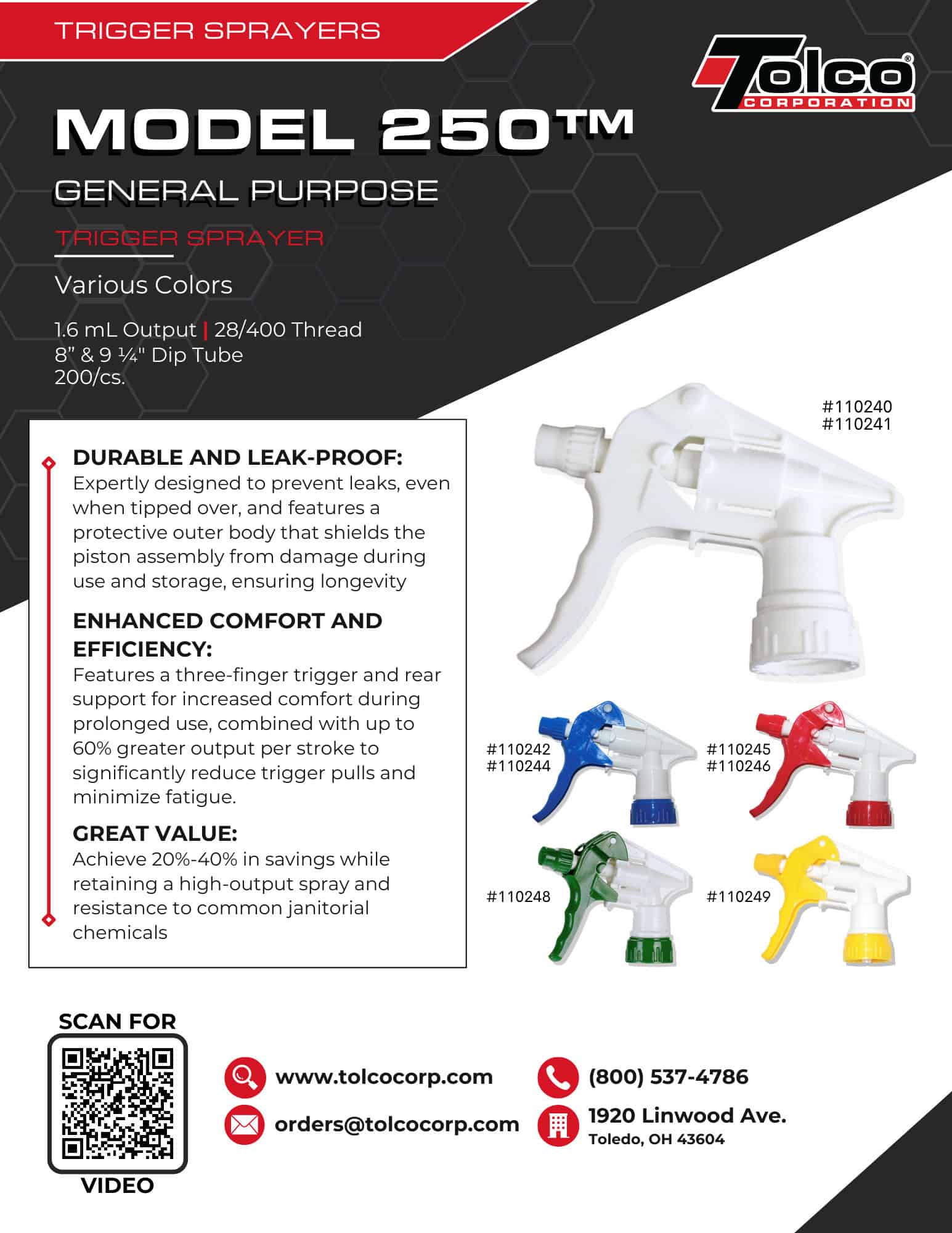 Model 250 Tolco Corporation