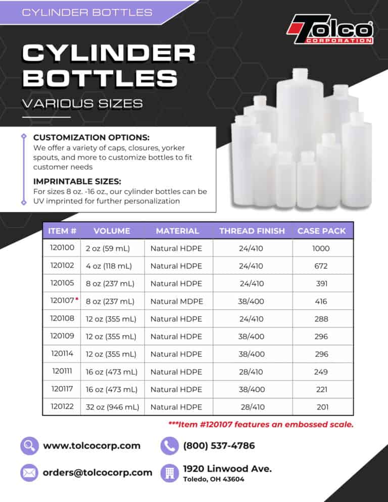 Cylinder Bottles