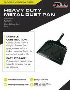 Heavy Duty Metal Dust Pan