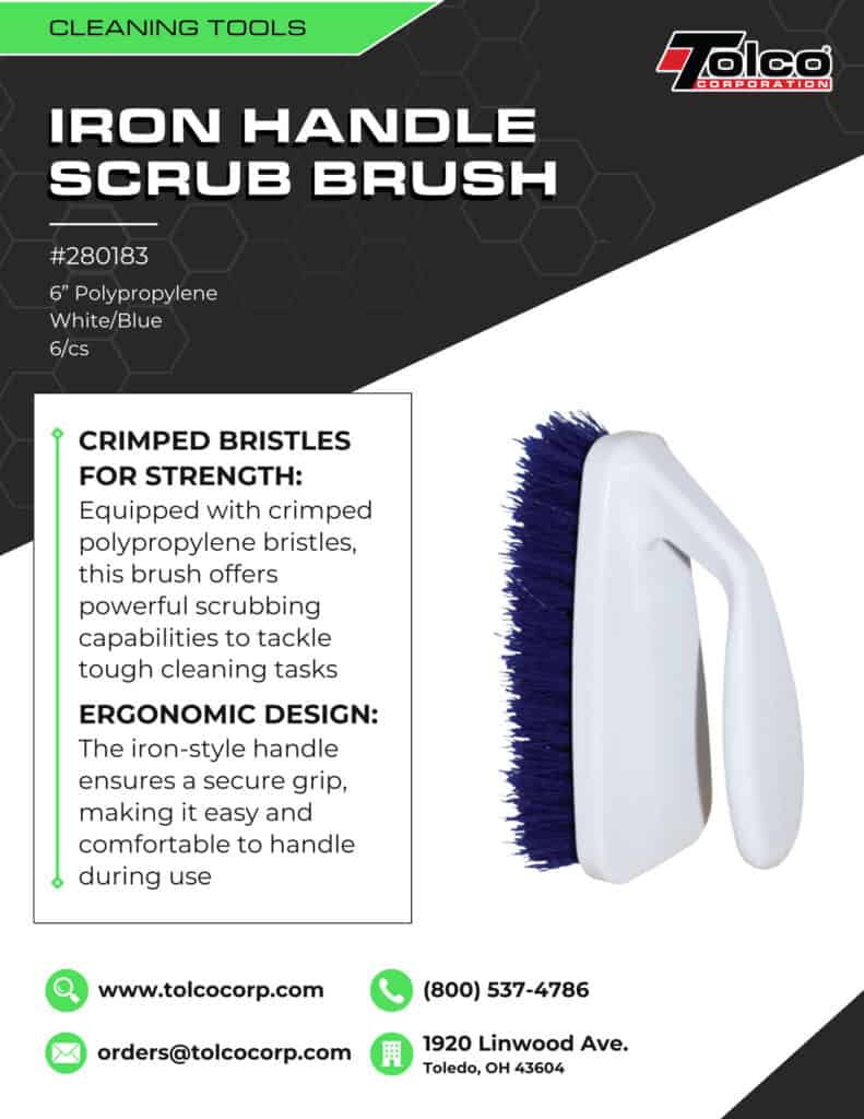 Iron Handle Scrub Brush