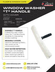 Window Washer “T” Handle