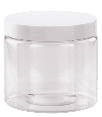 Clear Jar with Lid – 16 oz.