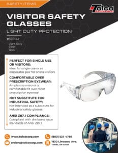 Visitor Safety Glasses