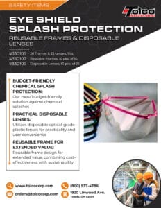 Eye Shield Splash Protection