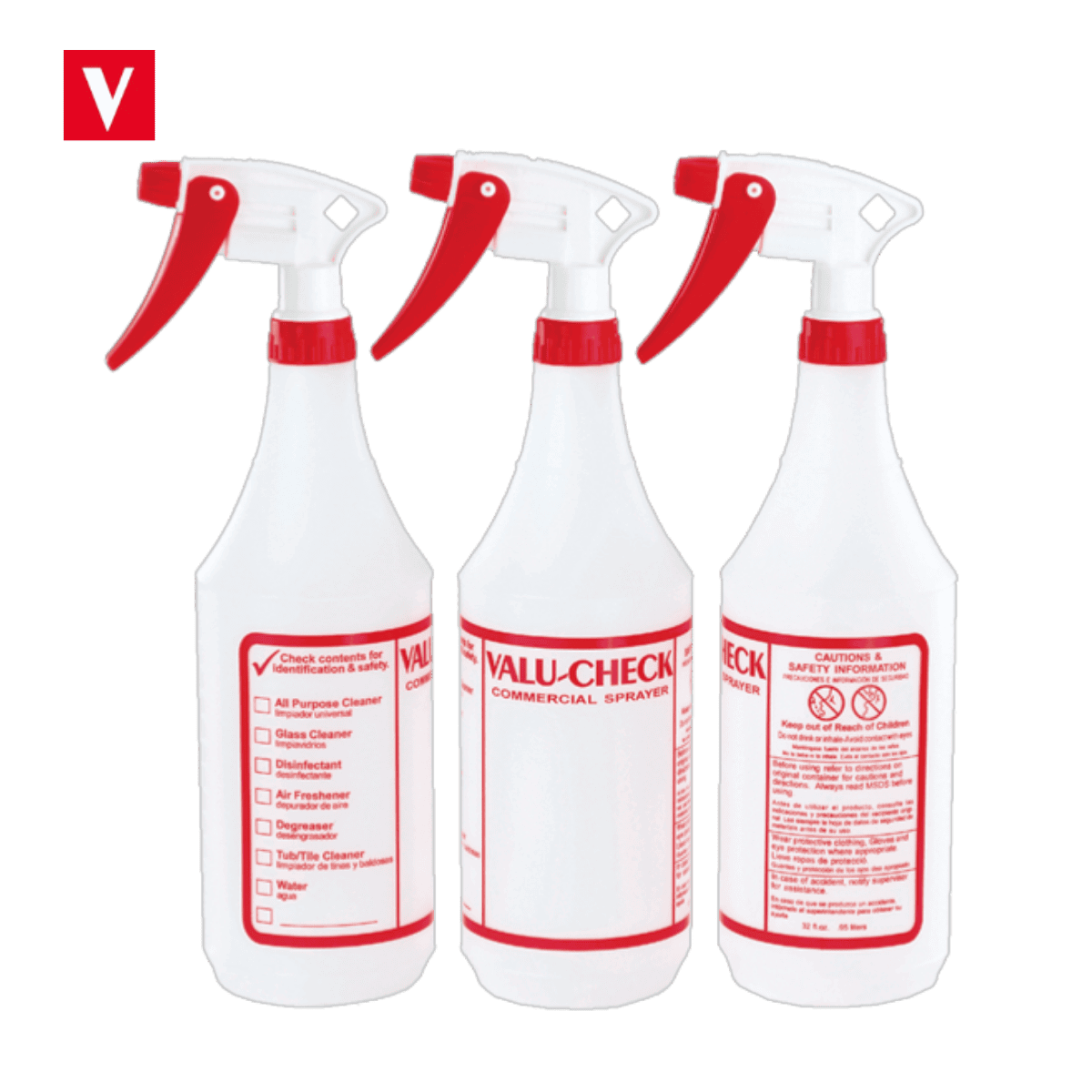 Valu-Check Spray Bottles