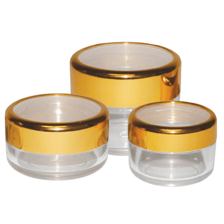 Gold Rim Jars